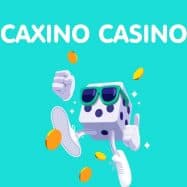 Caxino Casino logo - noppahahmo aurinkolasit päässään